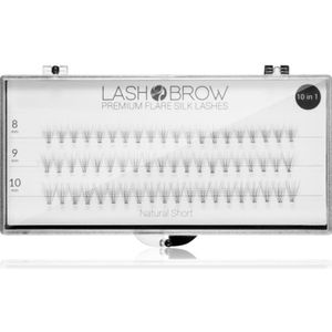 Lash Brow Premium Flare Silk Lashes Nepwimpers Natural Short 1 st