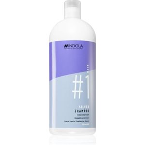 Indola Silver Shampoo 1500ml - Zilvershampoo vrouwen - Voor Alle haartypes
