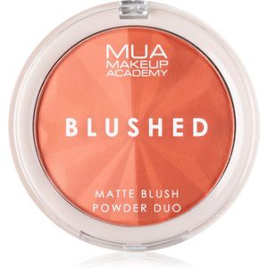 MUA Makeup Academy - Blushed Powder Blusher - Poeder Blush - Tint Peach Fizz - 5 g