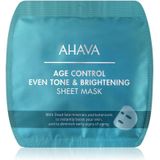 AHAVA Time To Smooth verhelderende sheet mask tegen Rimpels 1 st