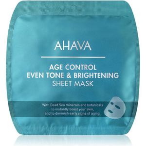 AHAVA Time To Smooth verhelderende sheet mask tegen Rimpels 1 st