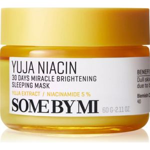 Some By Mi Yuja Niacin Brightening verhelderend nachtmasker 60 gr