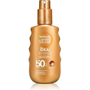 Garnier - Ambre Solaire Ideal Bronze - Zonnebrandmelk Spray - SPF 50 - 150 ml