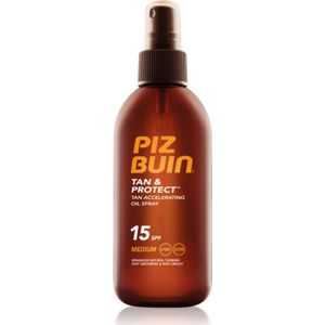 Piz Buin Tan & Protect Beschermende Olie voor Snellere Bruining SPF 15 150 ml