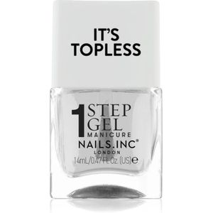 Nails Inc. It’s Topless Gel Nagellak voor Langdurige Effect Tint Mia 14 ml