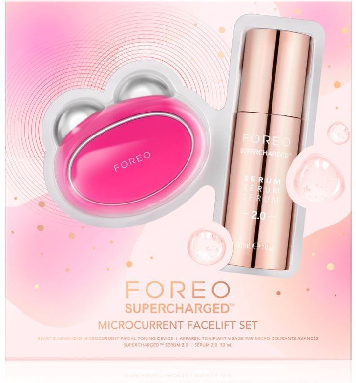 Foreo - Holiday Set Bear - Gezichtsverzorgingsset - Goud - Roze - 1 st