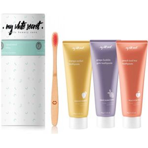 My White Secret Gift Pack Fruits Toothpaste + Toothbrush Tandverzorgingsset