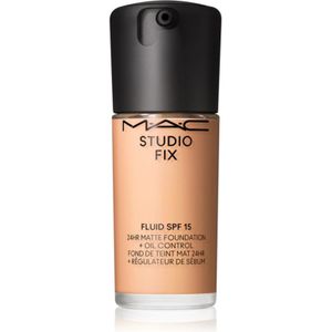 MAC Cosmetics Studio Fix Fluid SPF 15 24HR Matte Foundation + Oil Control Matterende Make-up SPF 15 Tint NW20 30 ml