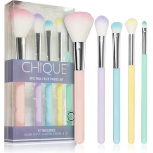 Royal and Langnickel Chique Pastel - Make-up Penselen Set - 5 Stuks - Professionele Kwaliteit