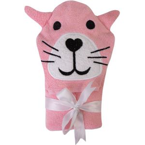 Babymatex Jimmy Pink Panter handdoek met kap 80x80 cm