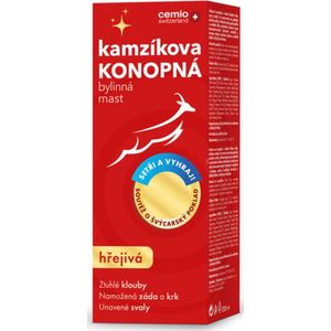 Cemio Kamzík hemp ointment kruidenzalf met verwarmend effect 200 ml