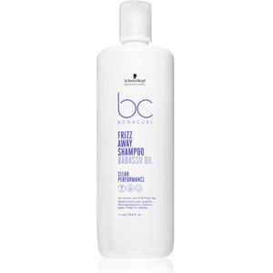 Schwarzkopf Bonacure Frizz Away Shampoo 1000ml - Normale shampoo vrouwen - Voor Alle haartypes