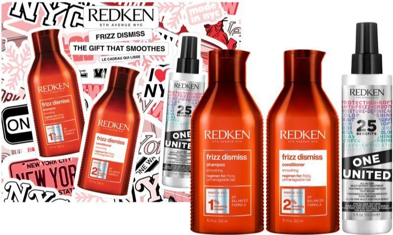 Redken - Frizz Dismiss - Shampoo Set - 300 ml - Anti-Frizz en Gladheid
