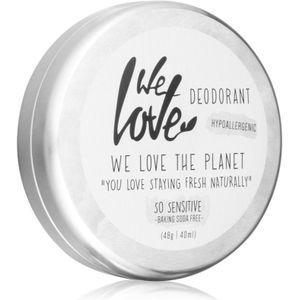 We Love The Planet You Love Staying Fresh Naturally So Sensitive Organische Deodorant voor Gevoelige Huid 48 gr