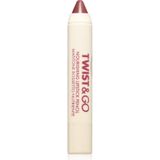 puroBIO Cosmetics Twist&Go Voedende Lippenstift in Stick Tint Dark Mauve 2.9 g