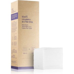 Klairs Supple Preparation Toner Mate Cotton Pad make-up removers en huidreinigers van katoen 120 st