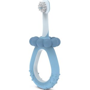 Suavinex - Baby Tandenborstel - Blauw - Voor 0 tot 2 jaar - Ergonomisch