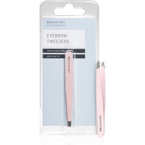 BrushArt - Eyebrow Tweezers - Pincet - Pink - Voor Vrouwen