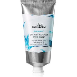 Soaphoria Dermacare+ Zinc Herstellende Crème voor Lichaam en Gezicht 75 ml