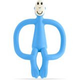 Matchstick Monkey Teething Toy and Gel Applicator bijtring met Borstel 2in1 Light Blue 1 st