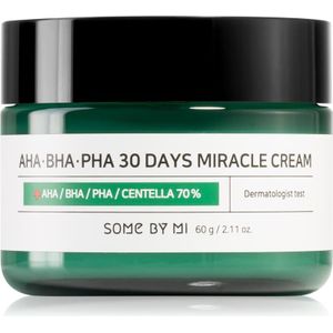 Some By Mi AHA∙BHA∙PHA 30 Days Miracle multi-actieve crème met kalmerend effect 60 ml