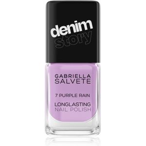 Gabriella Salvete Denim Story Langaanhoudende Nagellak Tint 07 Purple Rain 11 ml
