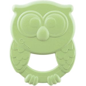 Chicco Eco+ Owly Teether bijtring Green 3 m+ 1 st