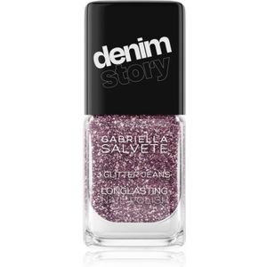 Gabriella Salvete Denim Story Langaanhoudende Nagellak Tint 01 Glitter Jeans 11 ml