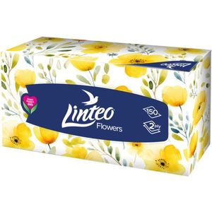 Linteo - Papieren Zakdoekjes - 2-Laags - 150 Stuks - Hygiënisch