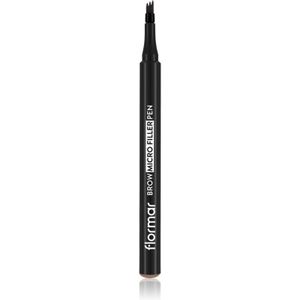 Flormar - Brow Micro Filler Pen - Wenkbrauw Pen - Tint 001 Light Brown - 1,1 ml