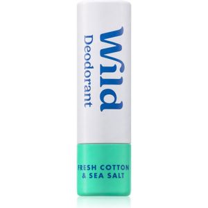 Wild - Fresh Cotton & Sea Salt - Deo Stick - Unisex - 16 g