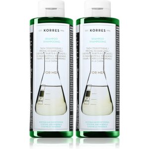 Korres Cystine & Minerals Shampoo tegen Haaruitval handige verpakking