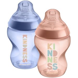 Tommee Tippee Closer To Nature Anti-colic Kindness babyfles Slow Flow 0m+ 2x260 ml