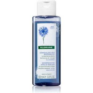 Klorane Cornflower Waterproef Oogmake-up Remover voor Gevoelige Huid 100 ml