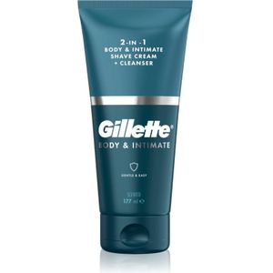 Gillette - Body&Intimate 2in1 Shave Cream - Scheerproduct - 150 ml - Was-emulsie
