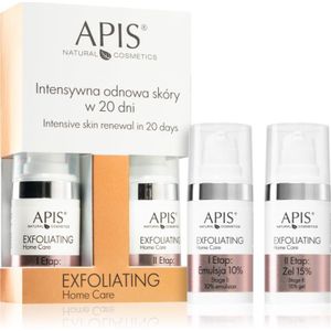 Apis Natural Cosmetics Exfoliation Home Care set voor Intensief Herstel en Stevigheid van de Huid 2x15 ml