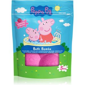 Peppa Pig - Badbom - Framboos - 5 x 50 g