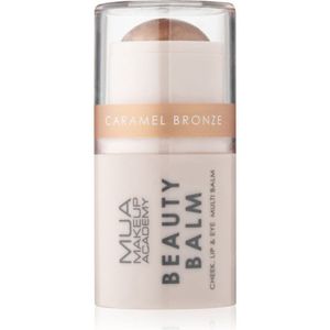 MUA Makeup Academy Beauty Balm romig glansmiddel in Stick Tint Caramel Bronze 4 g