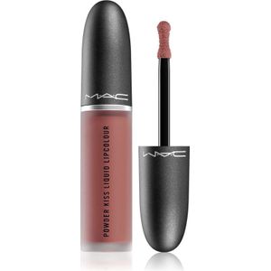 MAC Cosmetics Powder Kiss Liquid Lipcolour matte vloeibare lipstick Tint Over the Taupe 5 ml