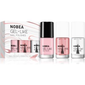 NOBEA - Day-to-Day Essential Nail Polish Set - Nagellak Set - 3 x 6 ml