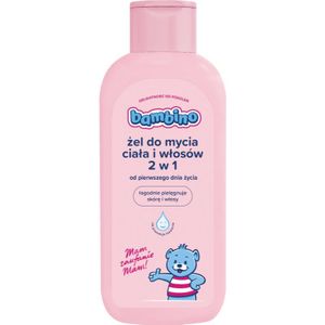 Bambino Baby Body & Hair Shampoo en Wasgel 2in1  voor Kinderen vanaf Geboorte 400 ml