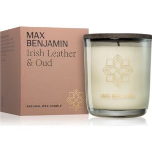 MAX Benjamin Irish Leather & Oud geurkaars 210 g