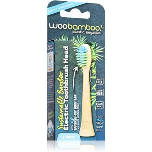 Woobamboo Eco Electric Toothbrush Head Vervangende Opzetstuk voor Tandenborstel van bamboe Compatible with Philips Sonicare 2 st