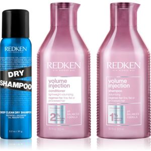 Redken - Volume Injection - Haarverzorgingsset - Inclusief Shampoo en Conditioner