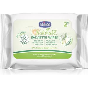 CHICCO NaturalZ - Lingettes de Protection - 20 pièces - Eucalyptus - Citronnelle