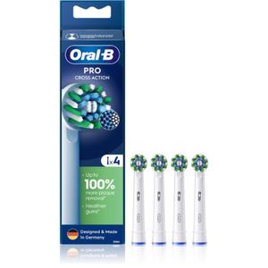 Oral B PRO Cross Action Vervangende Opzetstuk voor Tandenborstel 4 st