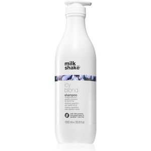 Milk Shake Icy Blond Shampoo shampoo die gele tonen neutraliseert voor Blond Haar 1000 ml
