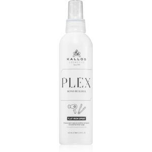 Kallos Plex Flat Iron Spray thermo-beschermende spray voor het voorbereiden van de haarstrijker en de krultang voor Beschadigd, Chemisch Behandeld Haar 200 ml