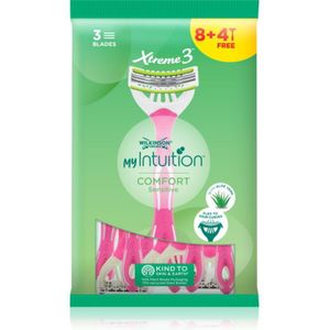 Wilkinson Sword - My Intuition Xtreme3 Sensitive - Wegwerp Scheerapparaat - 12 Stuks