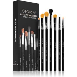 Sigma Beauty Brush Set Basic Eye Penselen Set (voor de Ogen)